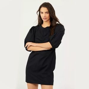 Free People Hope Puff Sleeve Cotton Minidress